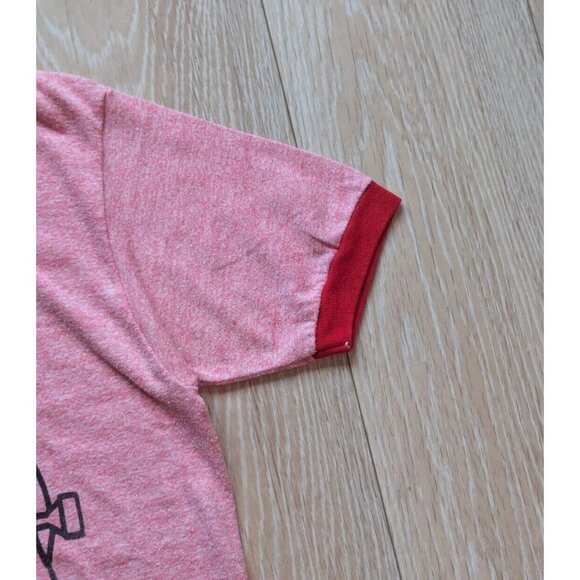 Downerwear Vintage 80s Red Marching Band Ringer Tee / Size S / USA Made - Picture 3 of 7
